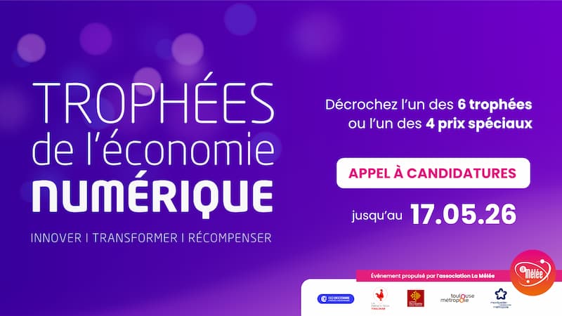 Appel à candidatures – Trophées de l'économie numérique, jusqu'au 17 mai 2026